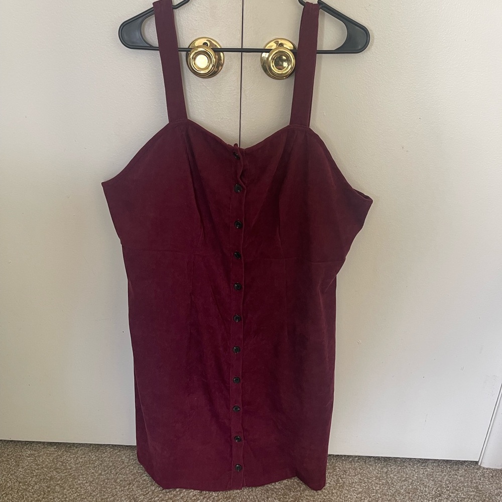 Shein 2XL Maroon Dress